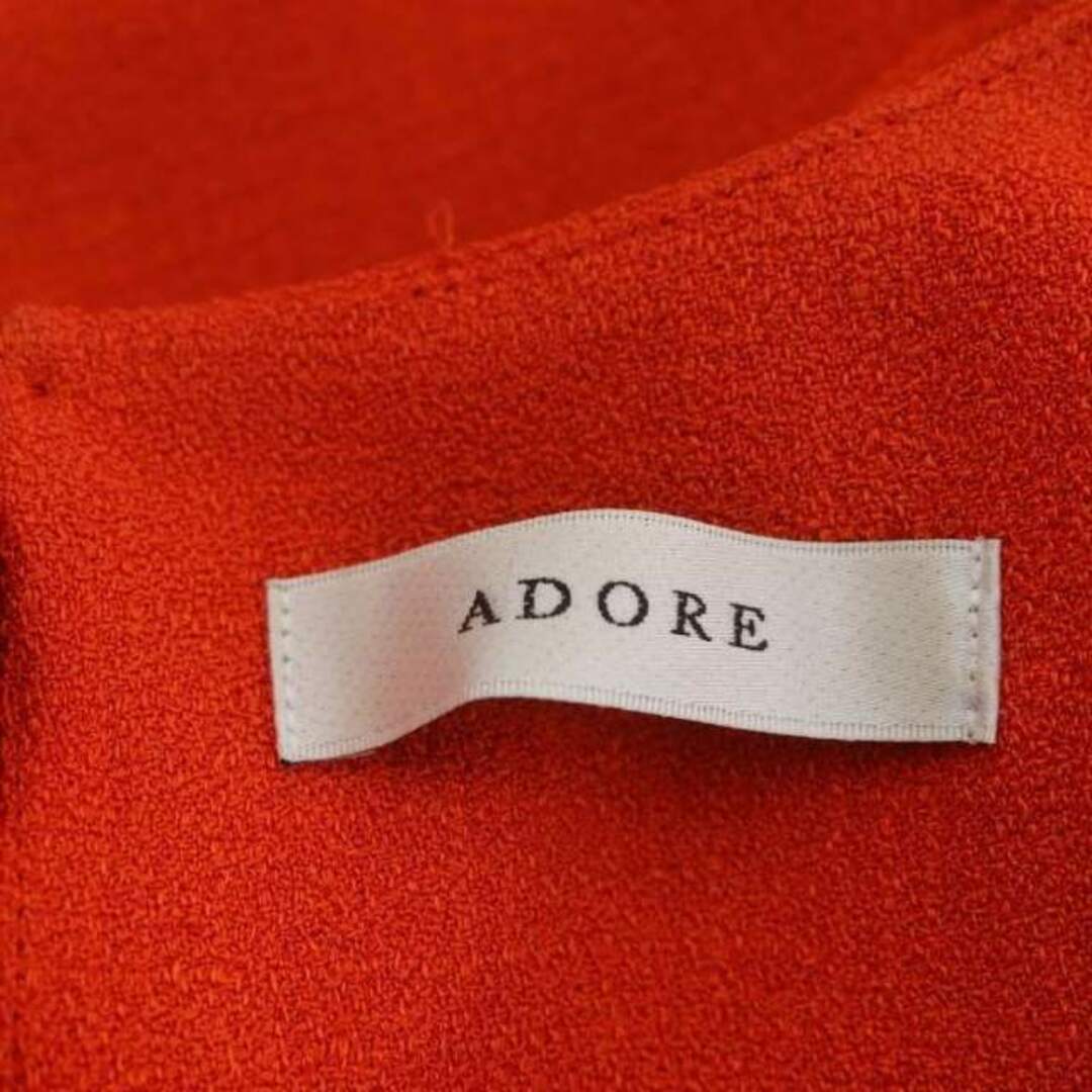 ADORE(アドーア)のアドーア ドライアムンゼンブラウス プルオーバー 長袖 38 オレンジ レディースのトップス(シャツ/ブラウス(長袖/七分))の商品写真