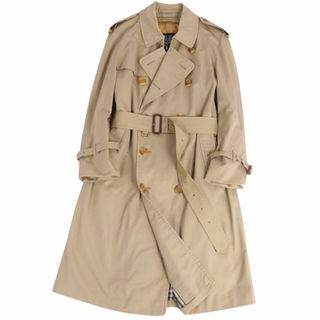 バーバリー(BURBERRY)のVintage バーバリー Burberrys コート トレンチコート 裏チェック ライナー付き 英国製 アウター メンズ 46(S相当) カーキベージュ(トレンチコート)