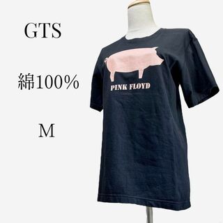 【大人気◎】GTS　PINK FLOYDプリントTシャツ　M　アニマル　ブラック(Tシャツ(半袖/袖なし))