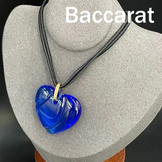 バカラ Baccarat クリスタル　ハート　チョーカー　ネックレス　アクセサリ