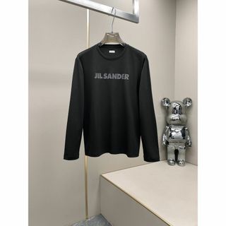 JIL SANDER+ ジルサンダー タートルネック長袖Tシャツ イタリア正規品 J47GC0005 J45049 001 新品 ブラック