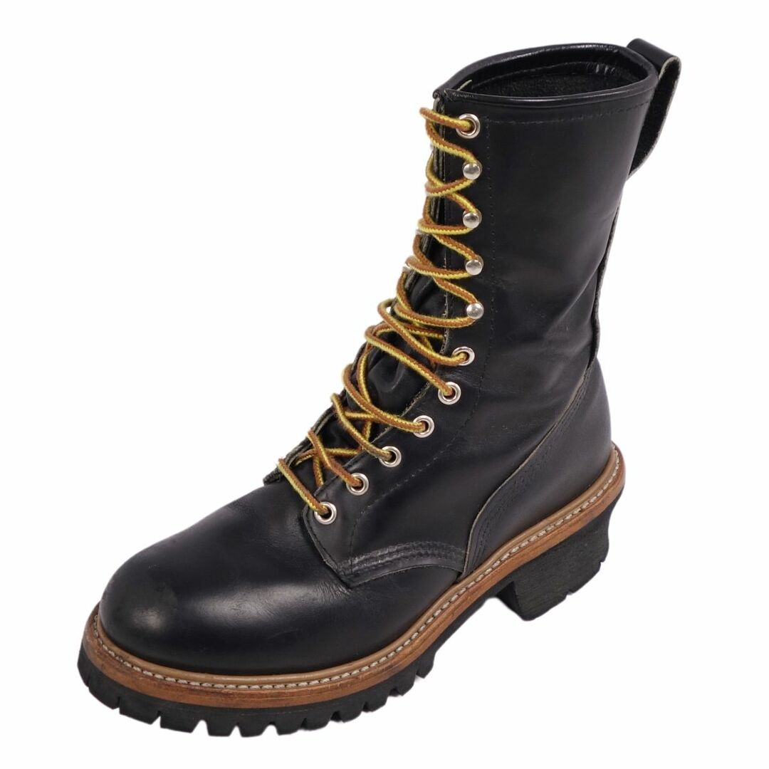 レッドウィング RED WING ブーツ ショートブーツ 2218 PT83 ロガーブーツ レースアップ カーフレザー シューズ メンズ 6D(24cm相当) ダークブラウン実寸サイズアウトソール