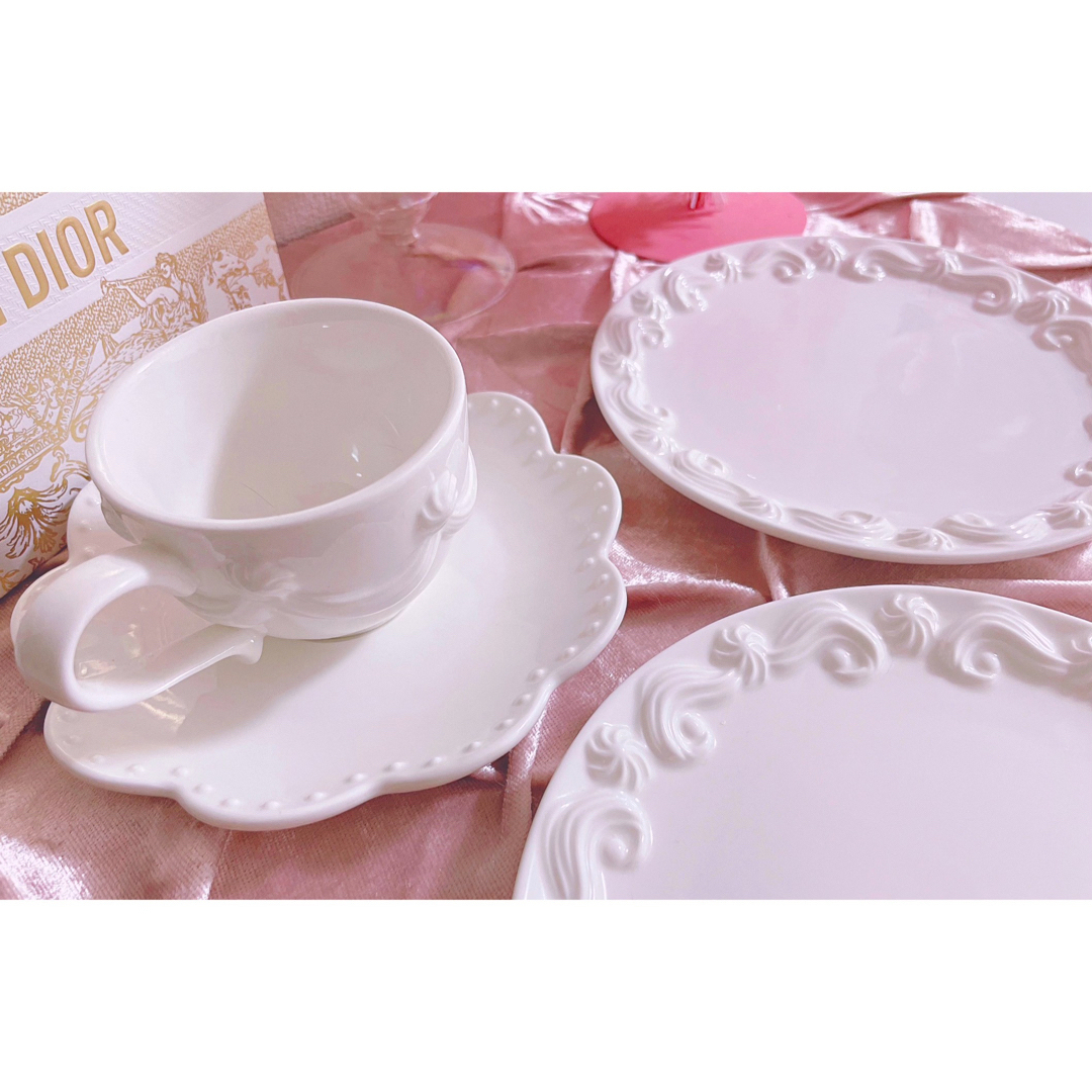 Francfranc(フランフラン)の早い者勝ち♡レア♡ロリータ♡ピンク♡姫系♡いちご♡セット♡食器♡新品♡完売品 インテリア/住まい/日用品のキッチン/食器(食器)の商品写真