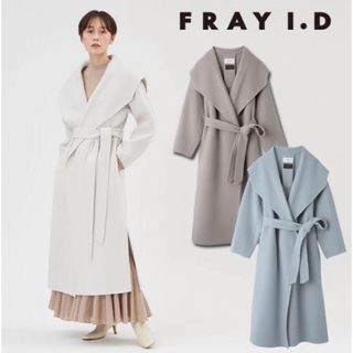 FRAY I.D - フレイアイディー ワイドショールカラーリバーコート FRAY I.D - フレイアイディー ワイドショールカラーリバーコート
