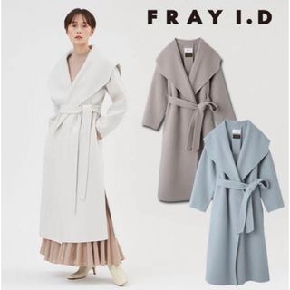 FRAY I.D - フレイアイディー ワイドショールカラーリバーコート の ...