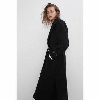 ZARA ビッグヘリンボーンコート　XS 〜S