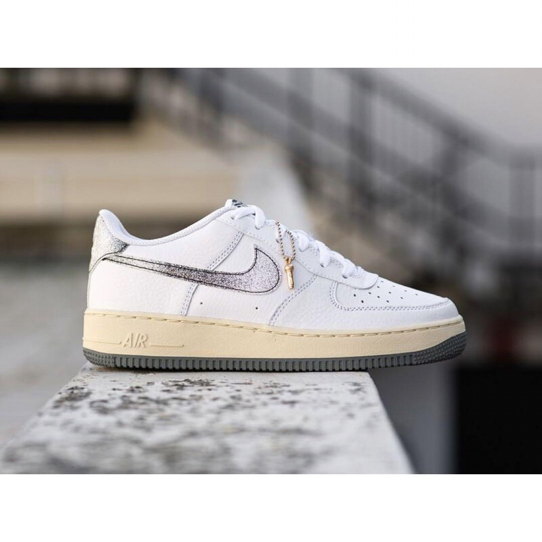 Nike GS Air Force 1 LV8 White/Smoke Grey