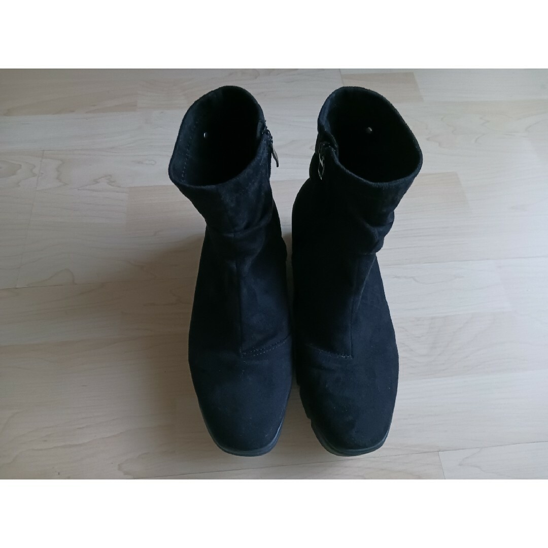 bussola(ブソラ)のbussola 厚底ショートブーツ サイドジッパー 完売品 レディースの靴/シューズ(ブーツ)の商品写真