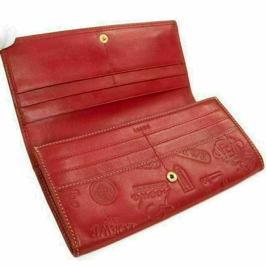 【全額返金保証・送料無料】ロエベの長財布・正規品・美品・160周年記念モデル