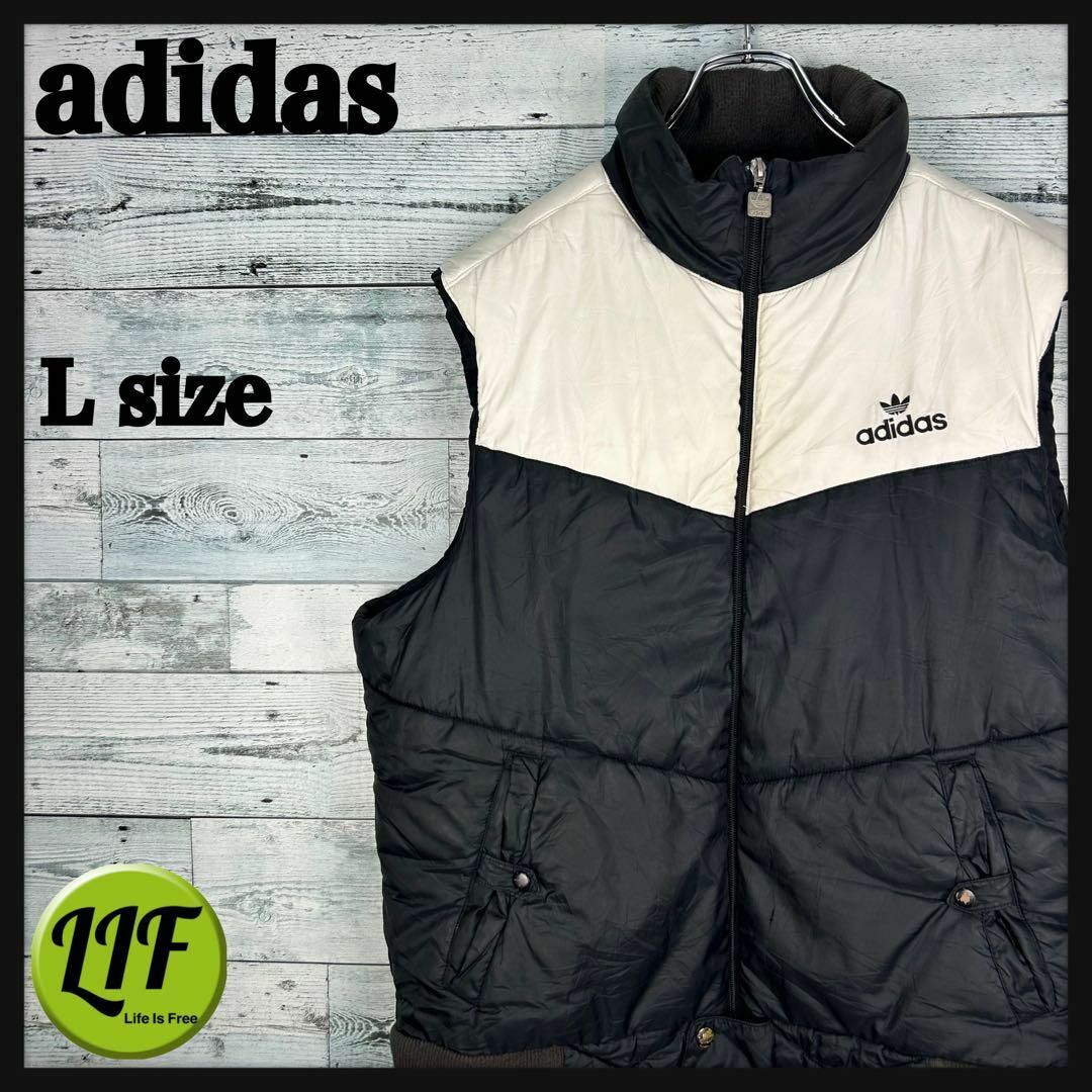 adidas - 【希少‼︎】アディダス 刺繍ロゴ 黒タグ 80-90s 中綿 adidas - 【希少‼︎】アディダス 刺繍ロゴ 黒タグ 80-90s 中綿