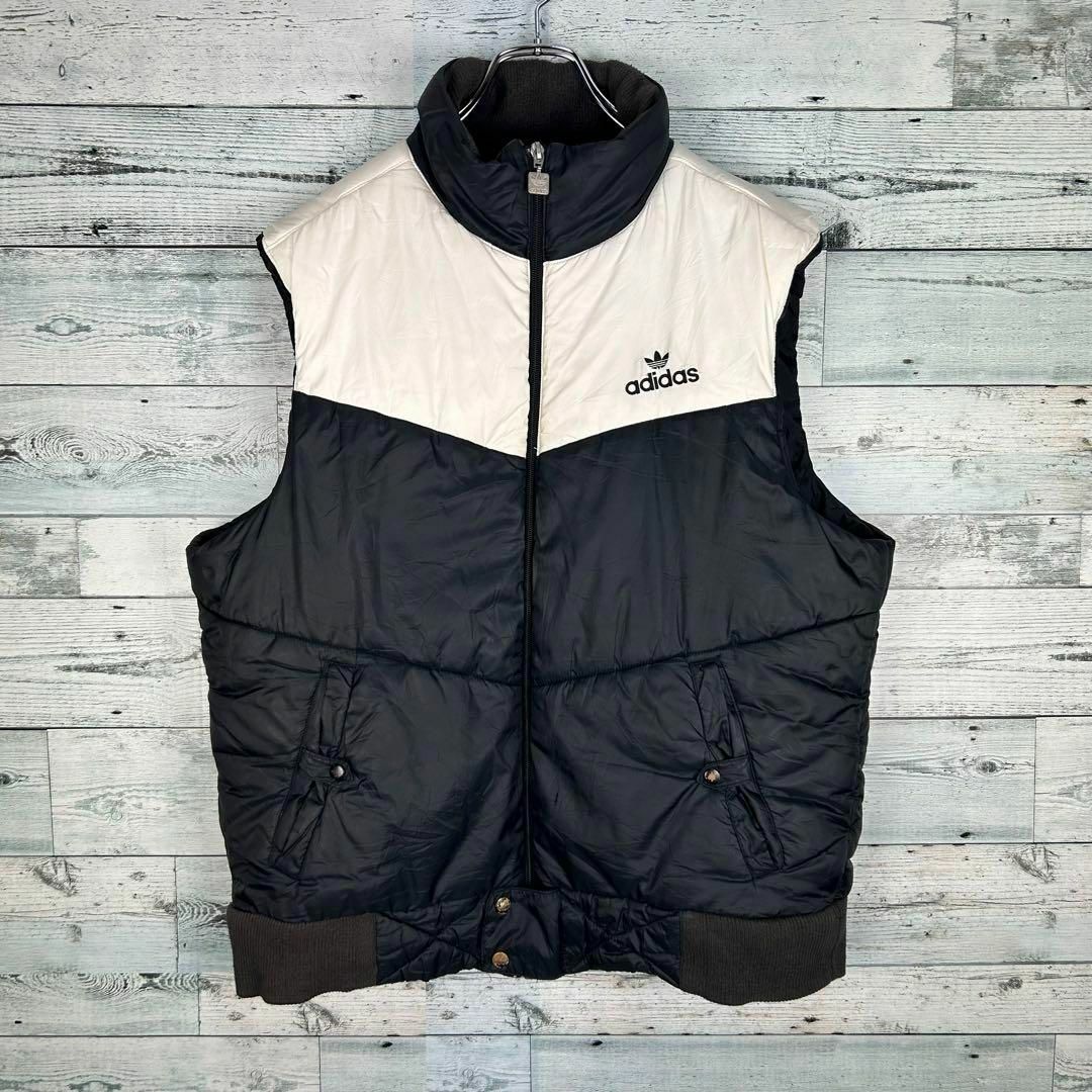 adidas - 【希少‼︎】アディダス 刺繍ロゴ 黒タグ 80-90s 中綿 adidas - 【希少‼︎】アディダス 刺繍ロゴ 黒タグ 80-90s 中綿