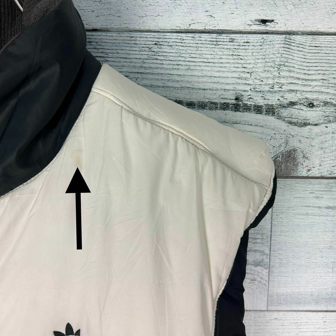 adidas(アディダス)の【希少‼︎】アディダス 刺繍ロゴ 黒タグ 80-90s 中綿ナイロンベスト メンズのトップス(ベスト)の商品写真