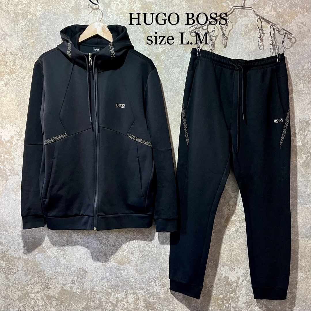 HUGO BOSS セットアップ スウェット上下 ジップアップパーカーHUGOBOSS