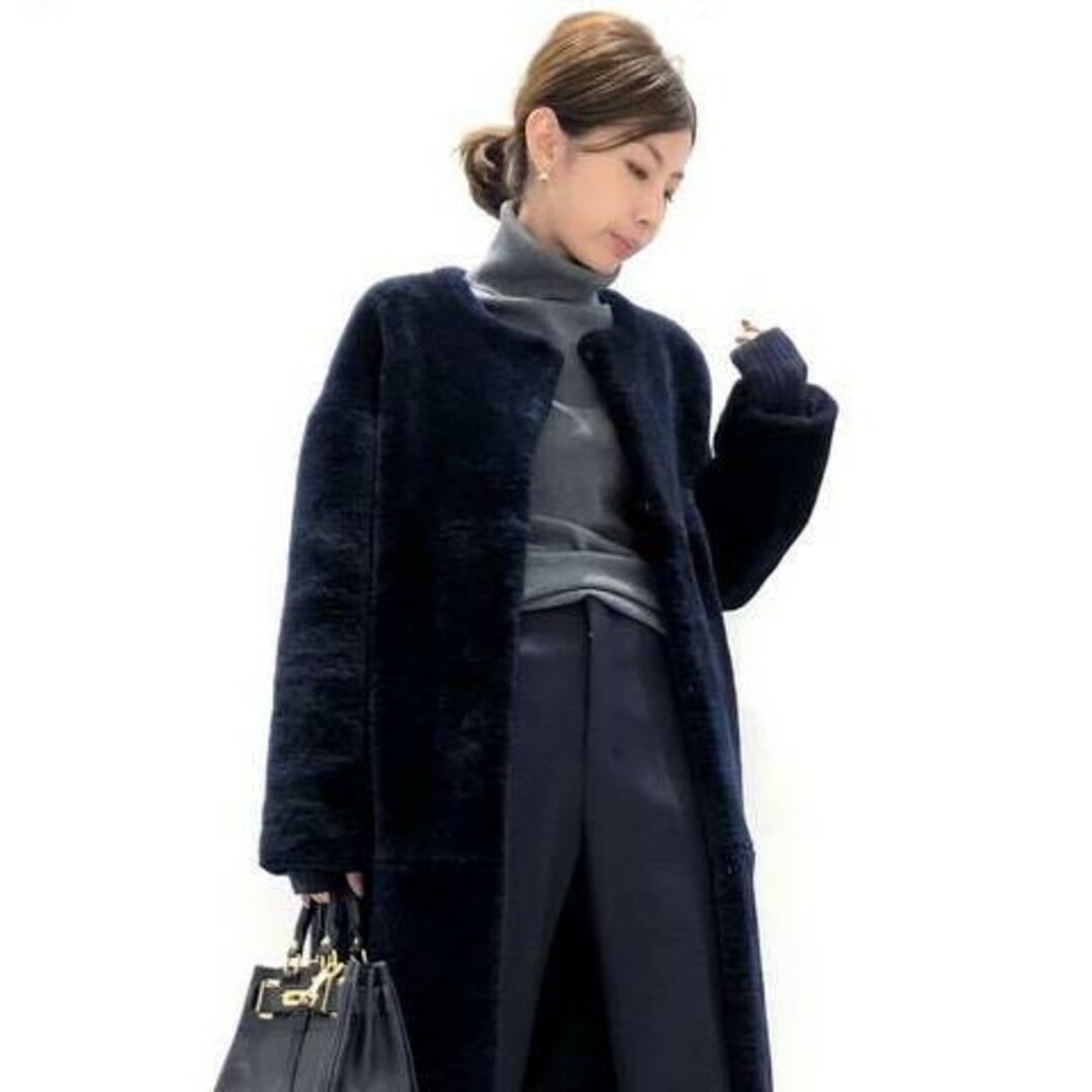 DEUXIEME CLASSE(ドゥーズィエムクラス)の定価19万　L'Appartement アパルトモン Mouton Coat レディースのジャケット/アウター(毛皮/ファーコート)の商品写真