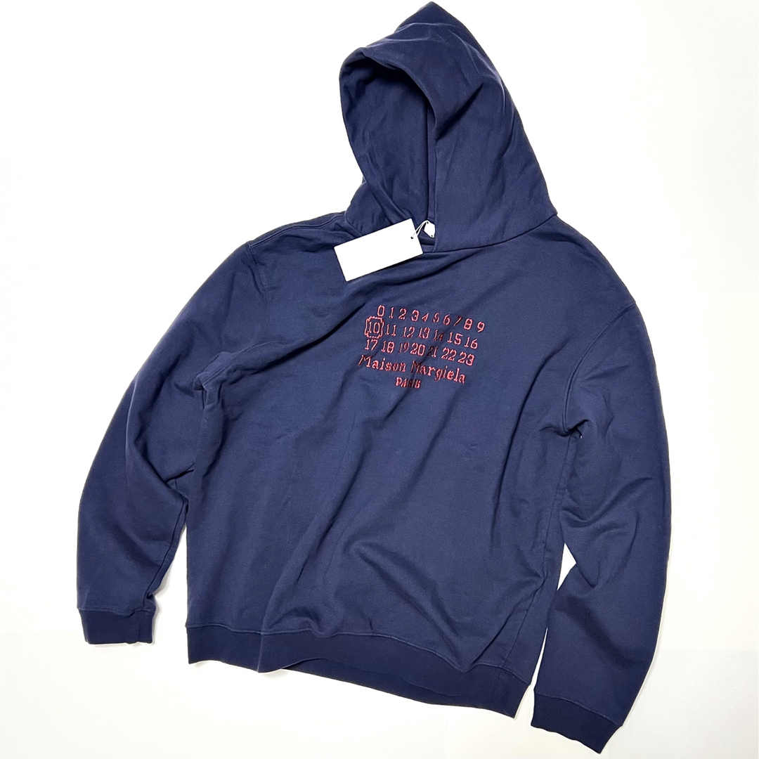 メンズマルジェラ カレンダーロゴ logo hoody パーカー size44