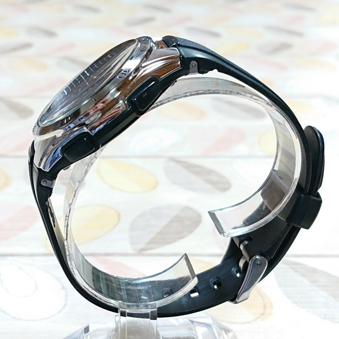 CASIO(カシオ)の美品【CASIO／WAVECEPTOR】電波ソーラー メンズ腕時計 クロノグラフ メンズの時計(腕時計(アナログ))の商品写真