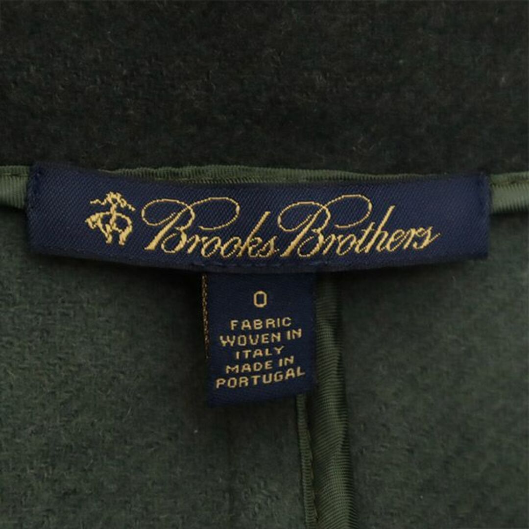 Brooks Brothers(ブルックスブラザース)のブルックスブラザーズ ウールブレンド スタンドカラー コート 0 グレー Brooks Brothers レディース 古着 【231109】 レディースのジャケット/アウター(その他)の商品写真