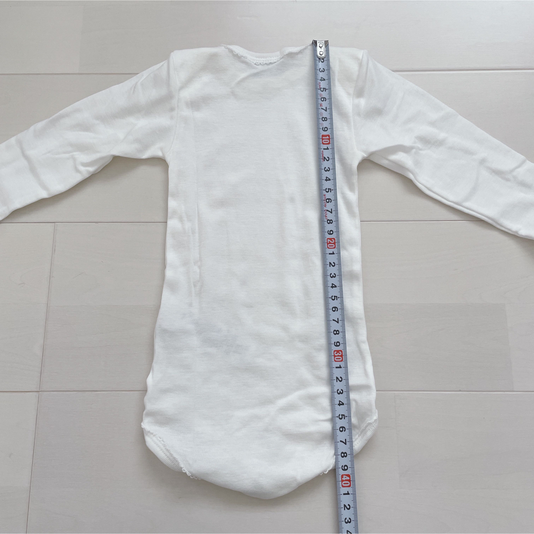 PETIT BATEAU(プチバトー)のプチバトー　長袖ボディ3枚組　12m キッズ/ベビー/マタニティのベビー服(~85cm)(ロンパース)の商品写真