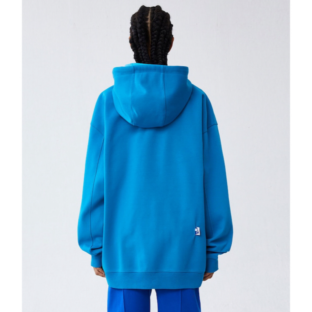 【新品】ADERERROR  Twin heart hoodie Blue A1