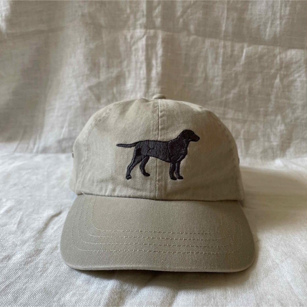 レア L.L.Bean 犬 刺繍 キャップ BLACK DOG CAP 帽子