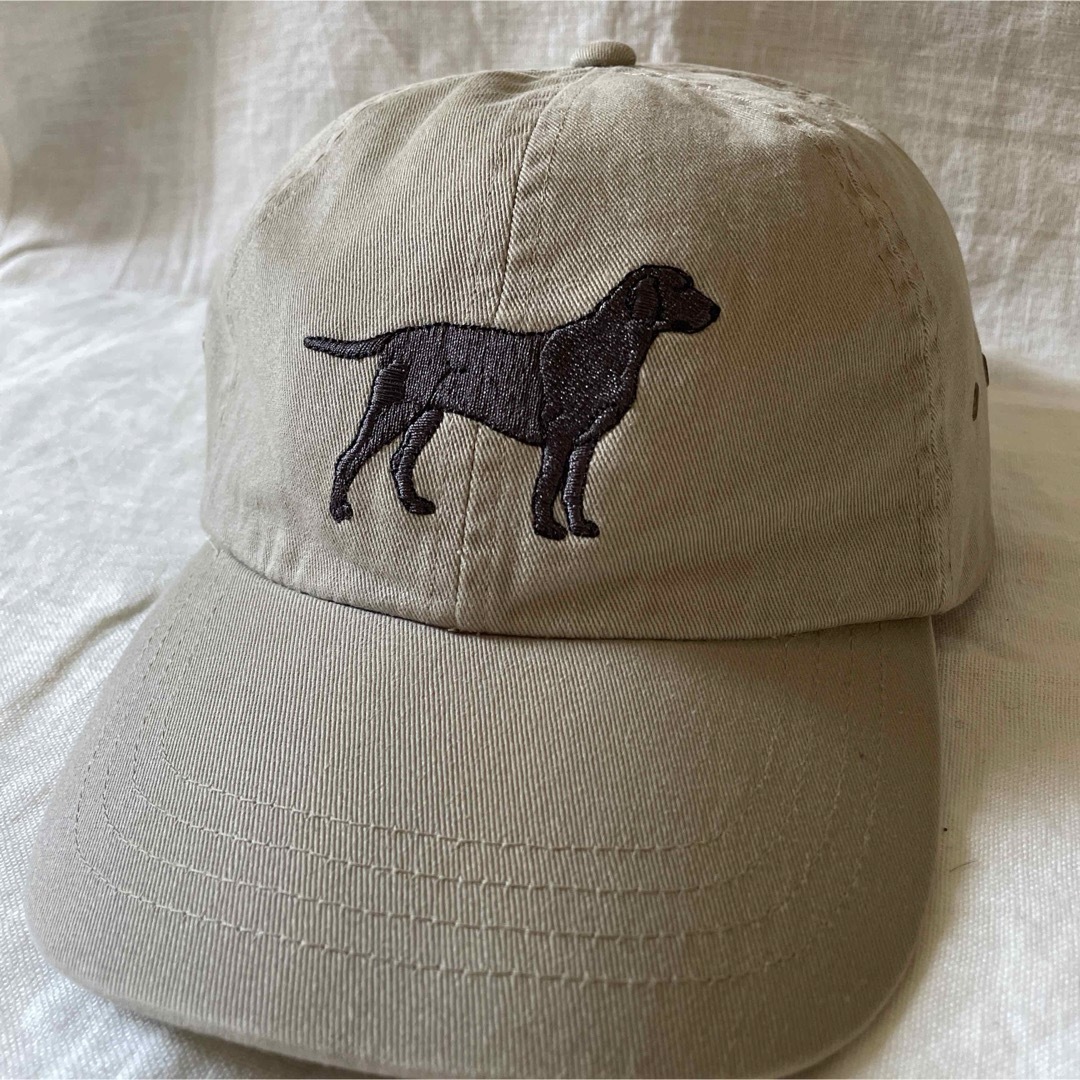 レア L.L.Bean 犬 刺繍 キャップ BLACK DOG CAP 帽子 - www