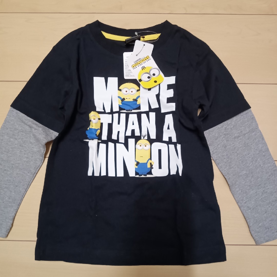 ミニオン(ミニオン)の[新品]　ミニオン　長袖Tシャツ　120cm キッズ/ベビー/マタニティのキッズ服男の子用(90cm~)(Tシャツ/カットソー)の商品写真