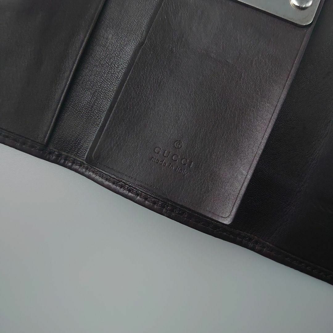 Gucci - グッチ キーケース ミストラル GG 6連 マイクロシマ レザー