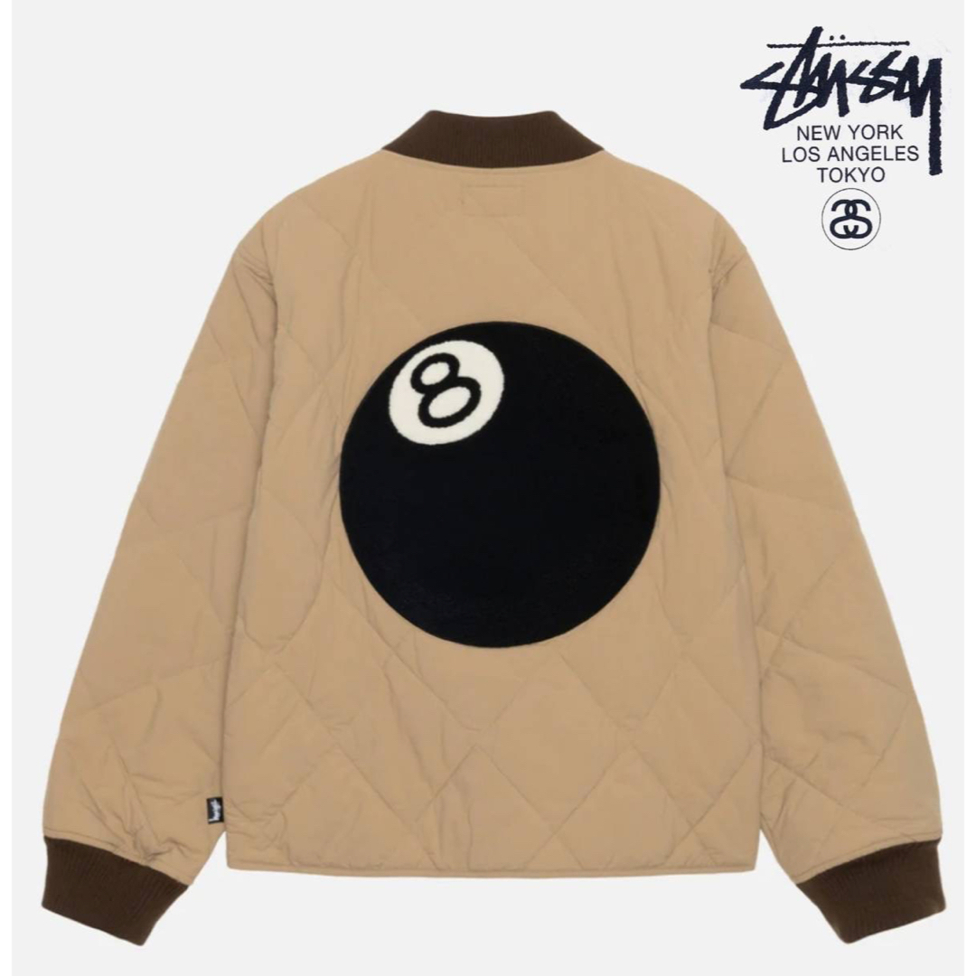 STUSSY 8 BALL QUILTED LINER JACKET39sDon