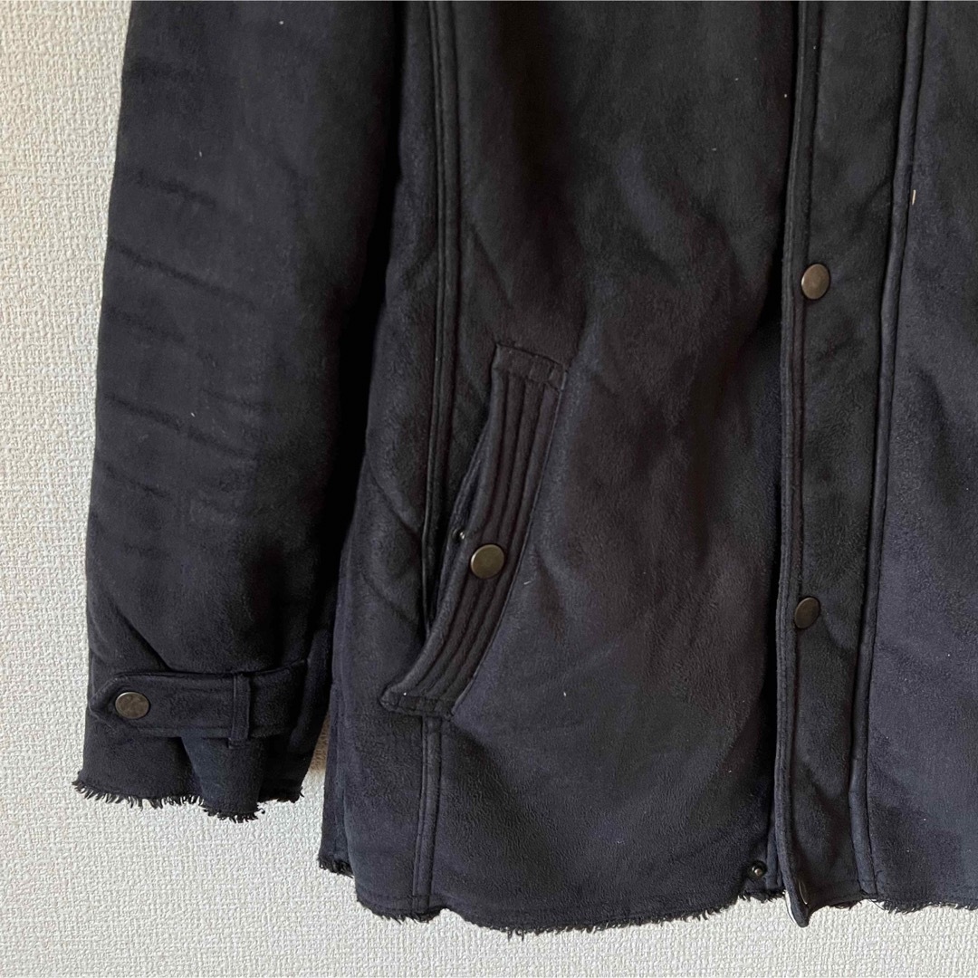 TAKA-Q(タカキュー)のTAKA-Q  コート　ジャケット　濃紺　エムサイズ　裏ボア　M  シンプル メンズのジャケット/アウター(その他)の商品写真