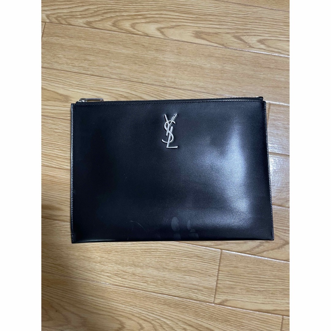 Yves Saint Laurent - サンローラン クラッチバッグ レザーの+