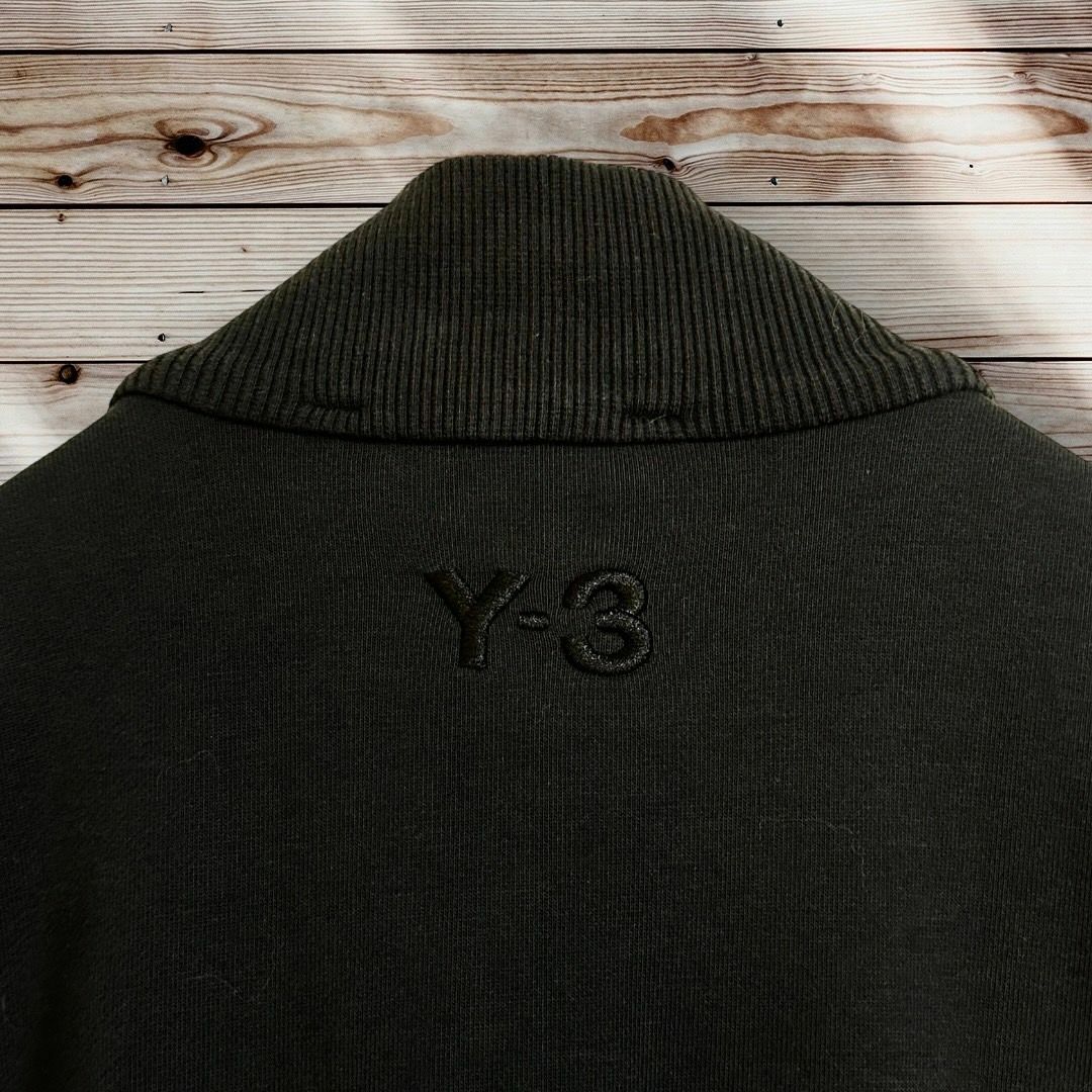 【超人気デザイン】Y-3 フルジップ ダブルジップ 刺繍ロゴ スウェット