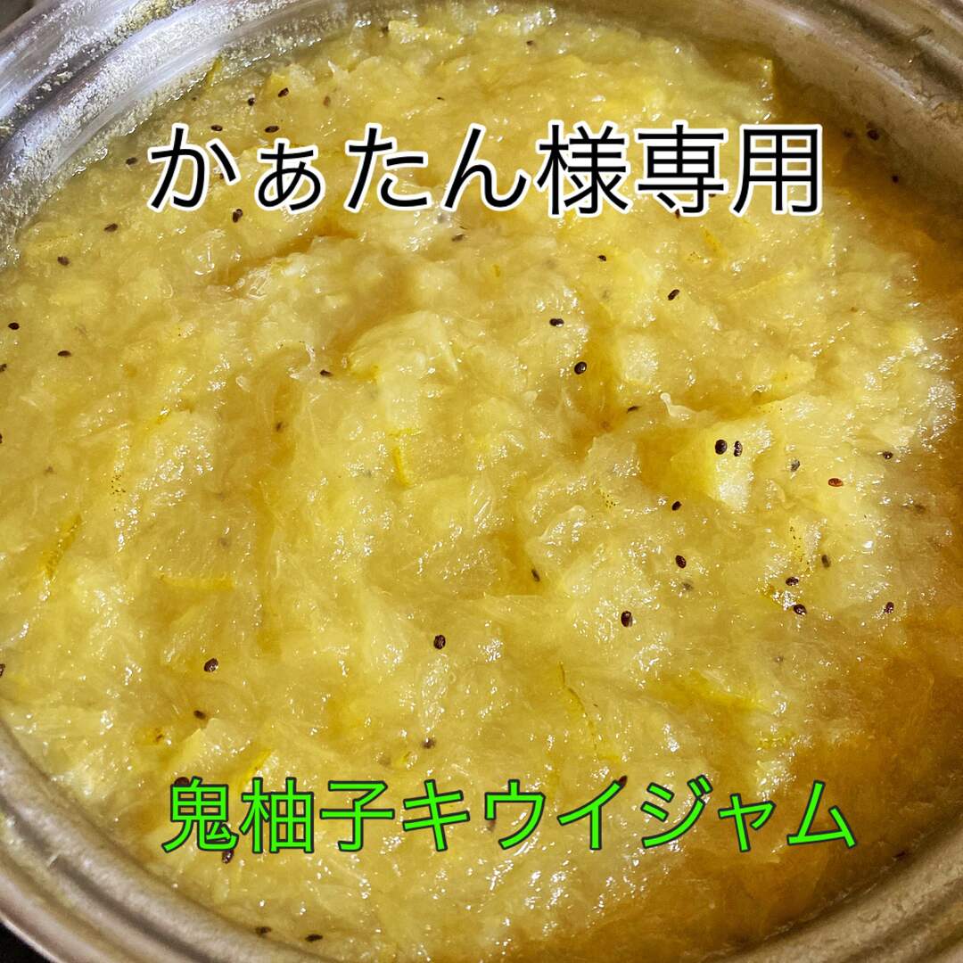 【かぁたん様専用】鬼柚子キウイジャム 食品/飲料/酒の食品(菓子/デザート)の商品写真