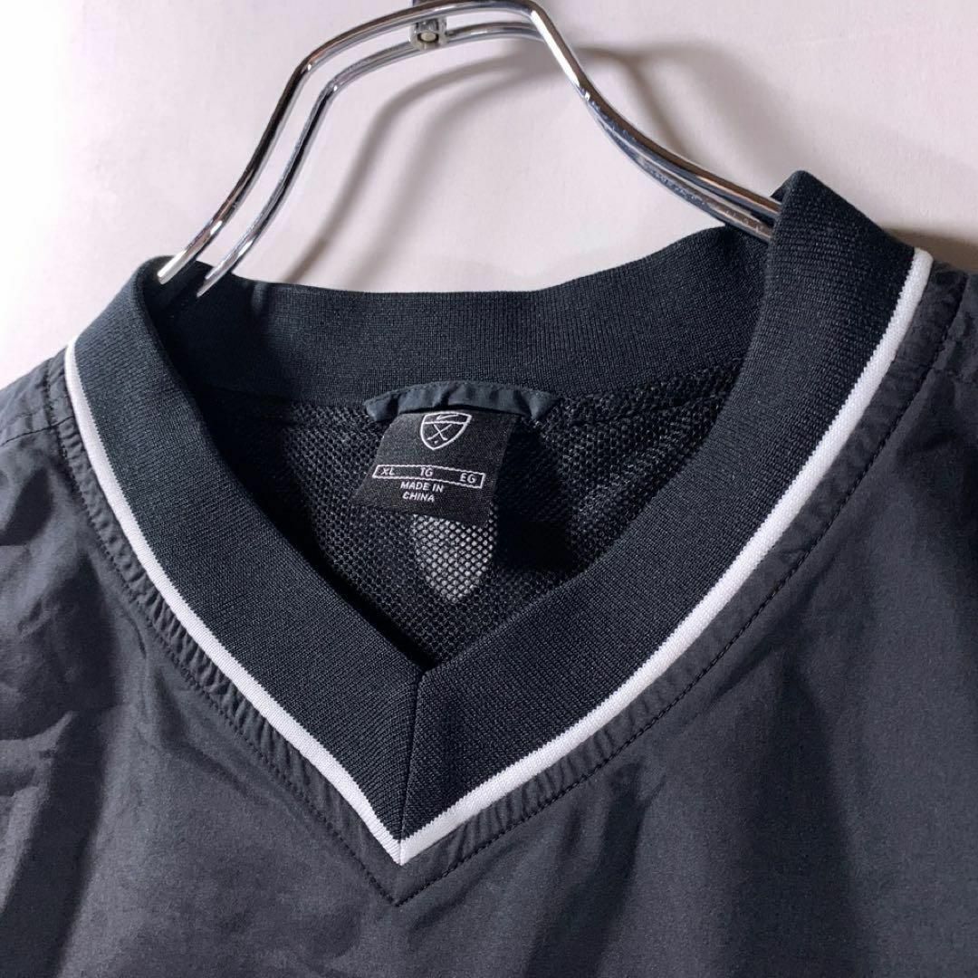 NIKE - 00s NIKE GOLF Vネック ナイロンベスト 黒 XL 菅田将暉 y2kの