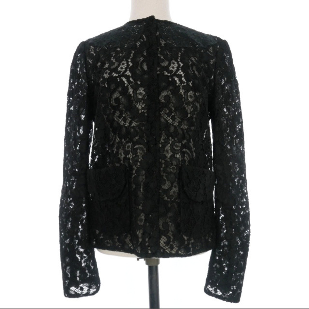 DOLCE&GABBANA - ドルチェ&ガッバーナ ノーカラー レースジャケット 36