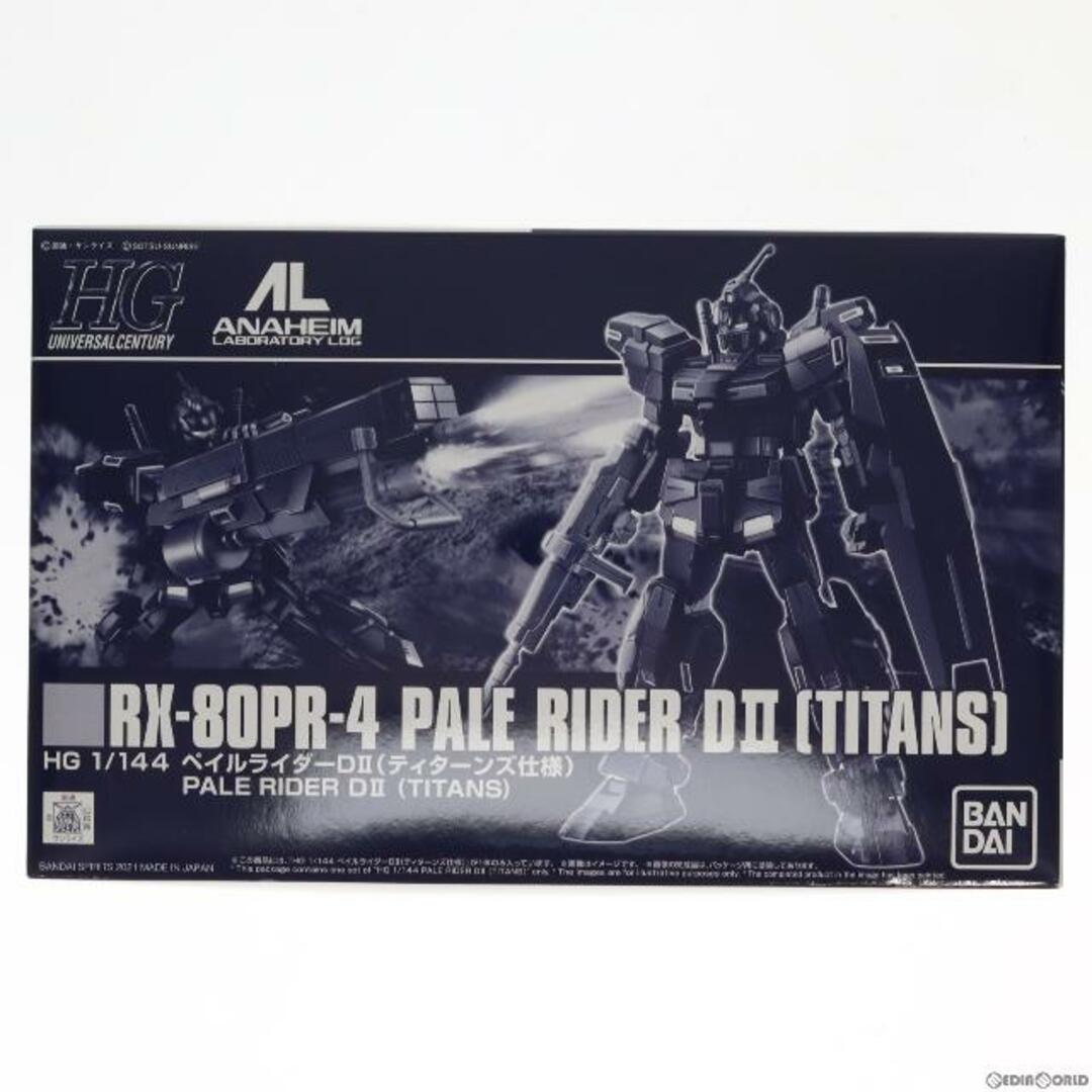 BANDAI(バンダイ)のプレミアムバンダイ限定 HG 1/144 ペイルライダーD II(ティターンズ仕様) アナハイム・ラボラトリー・ログ プラモデル(5061936) バンダイスピリッツ エンタメ/ホビーのおもちゃ/ぬいぐるみ(プラモデル)の商品写真