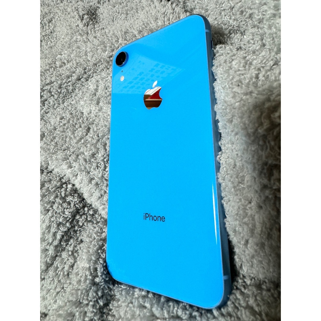 iPhone XR 128GB SIMフリー ブルー 本体のみ - 携帯電話