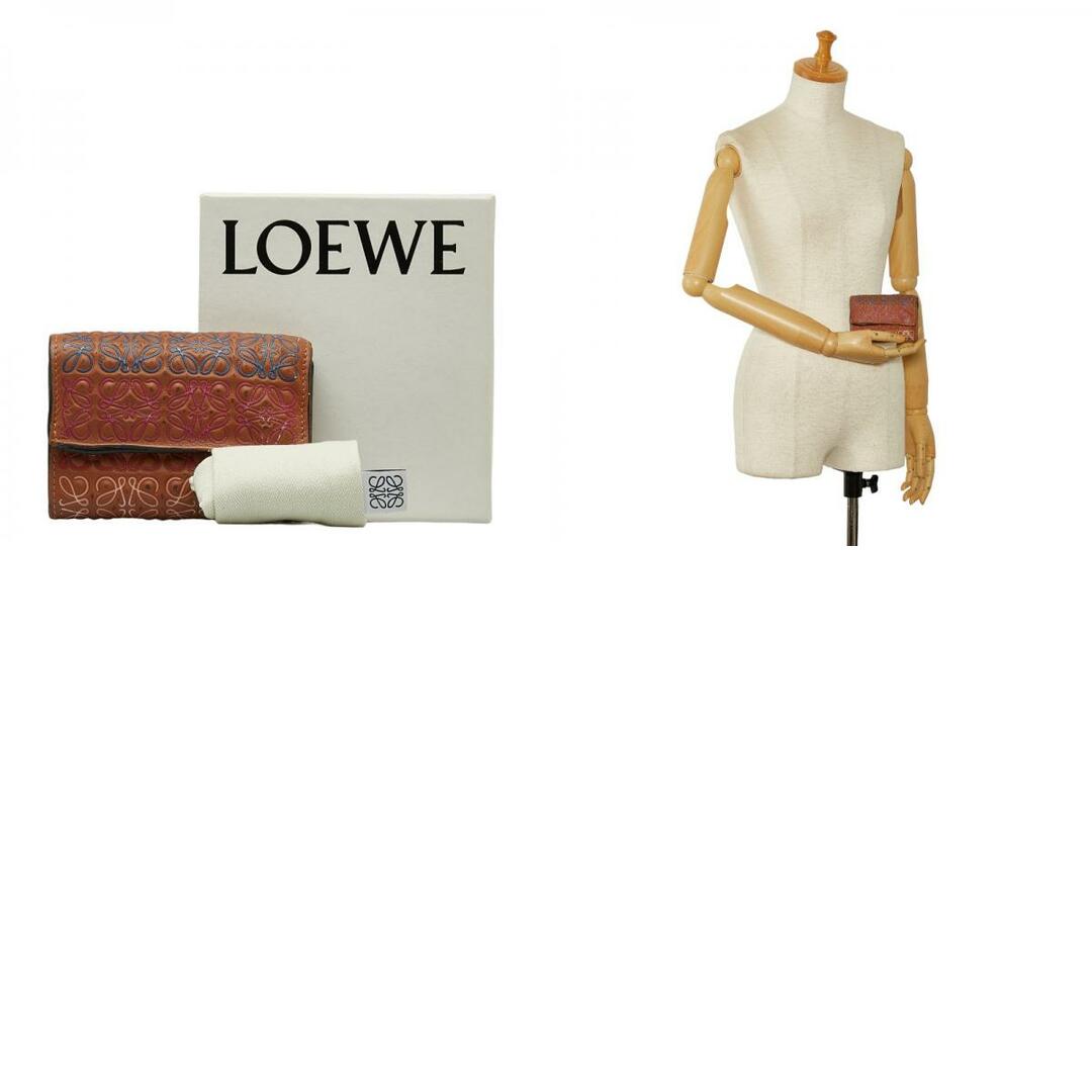 LOEWE(ロエベ)のロエベ アナグラム ウォレット 三つ折り財布 レザー レディース LOEWE 【1-0124158】 レディースのファッション小物(財布)の商品写真