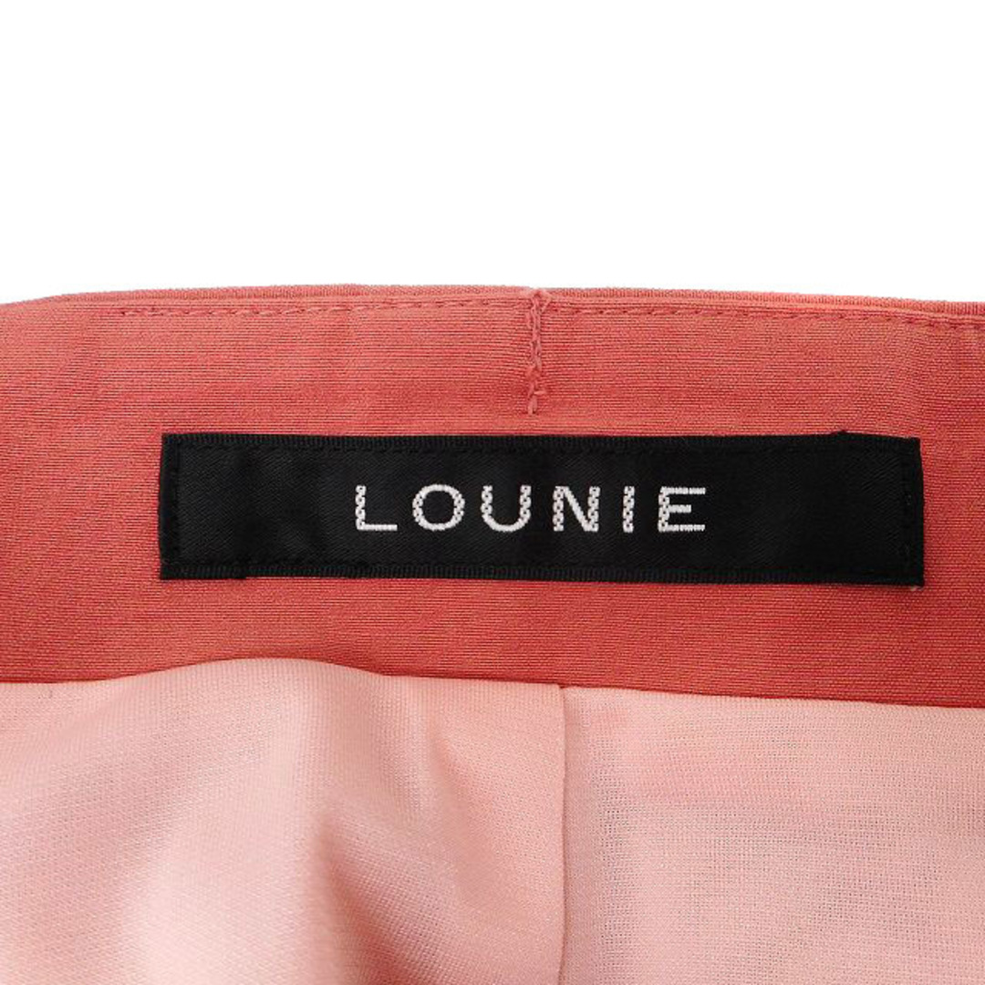 LOUNIE(ルーニィ)のルーニィ スカート ナロー ロング マキシ丈 スリット 38 コーラルピンク レディースのスカート(ロングスカート)の商品写真