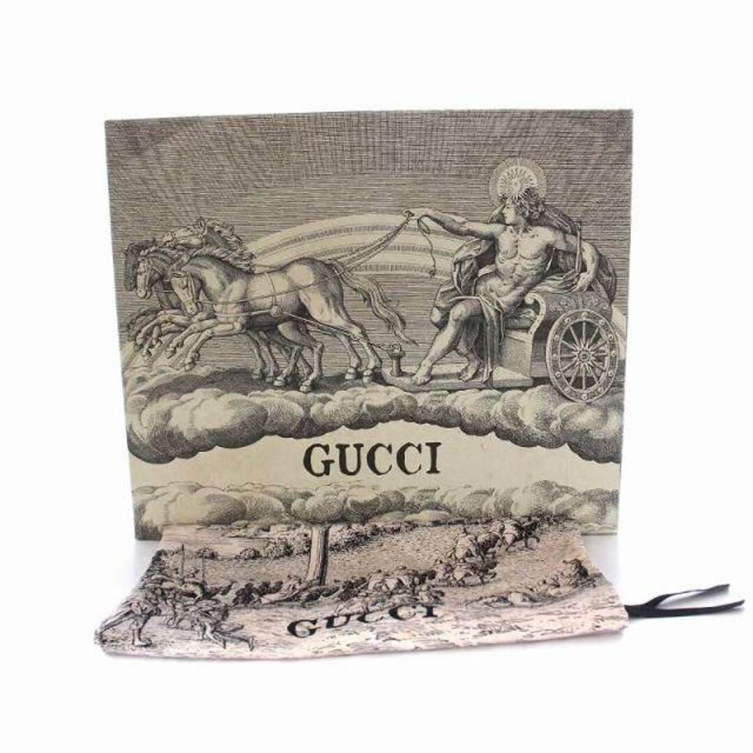 Gucci(グッチ)のグッチ Gランバス ショートブーツ チャンキーヒール ハイヒール レザー レディースの靴/シューズ(ブーツ)の商品写真