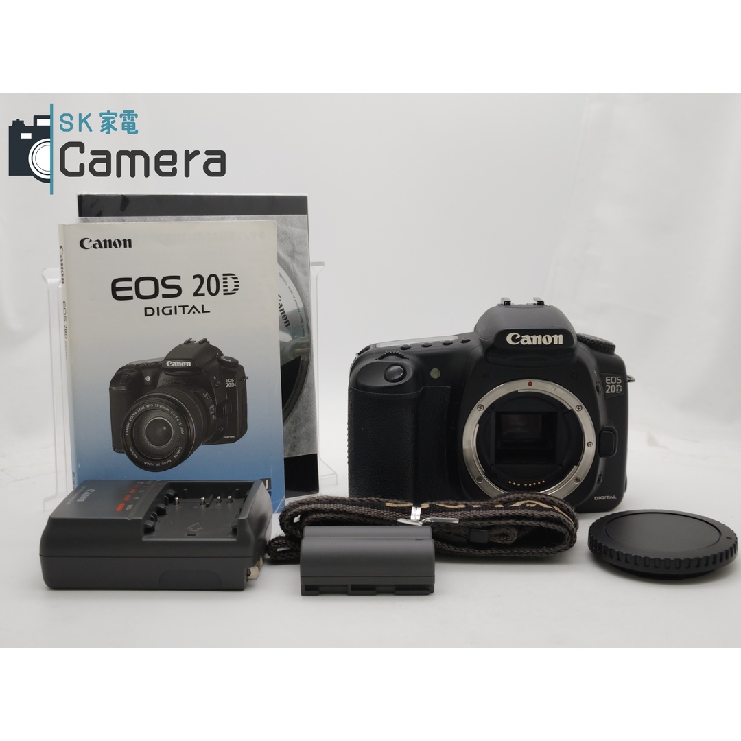 Canon EOS 20D CG-580 説明書 ストラップ 付 キャノンファインダー内通常に見れます