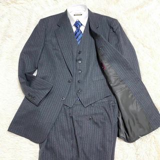 【定番】ビューティーアンドユース セットアップ スーツ グレー 格子柄 モヘヤ