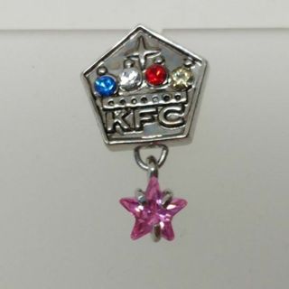 K.F.Cキッカーファッカーチキン スワロフスキー ゴーグルピアス【星】ピンク(アクセサリー)