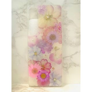 全機種対応 iPhoneケース 押し花ケース 押し花 ケース 花 Android(スマホケース)