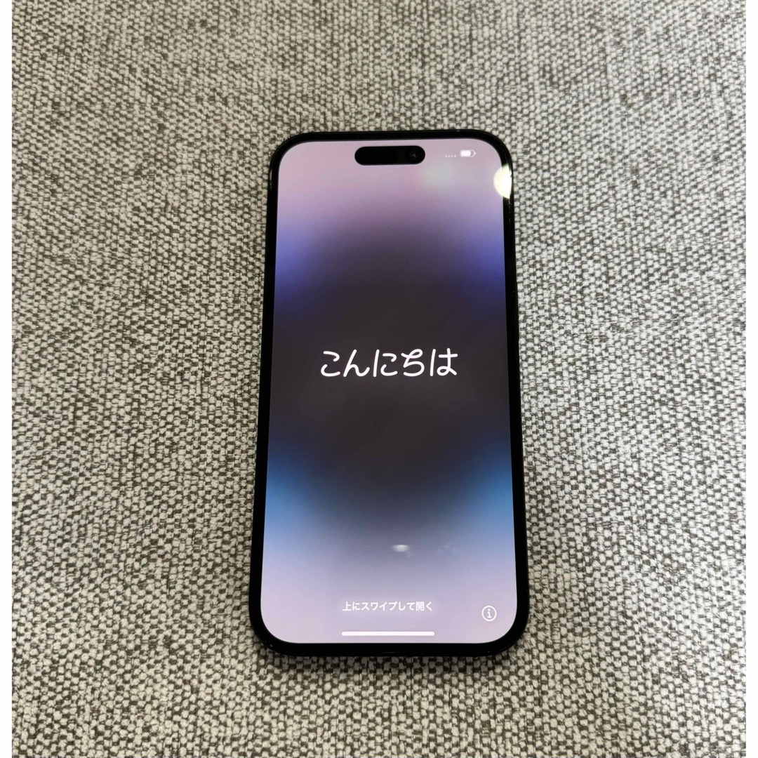 iPhone(アイフォーン)のiPhone 14 Pro スペースブラック 128 GB SIMフリー スマホ/家電/カメラのスマートフォン/携帯電話(スマートフォン本体)の商品写真