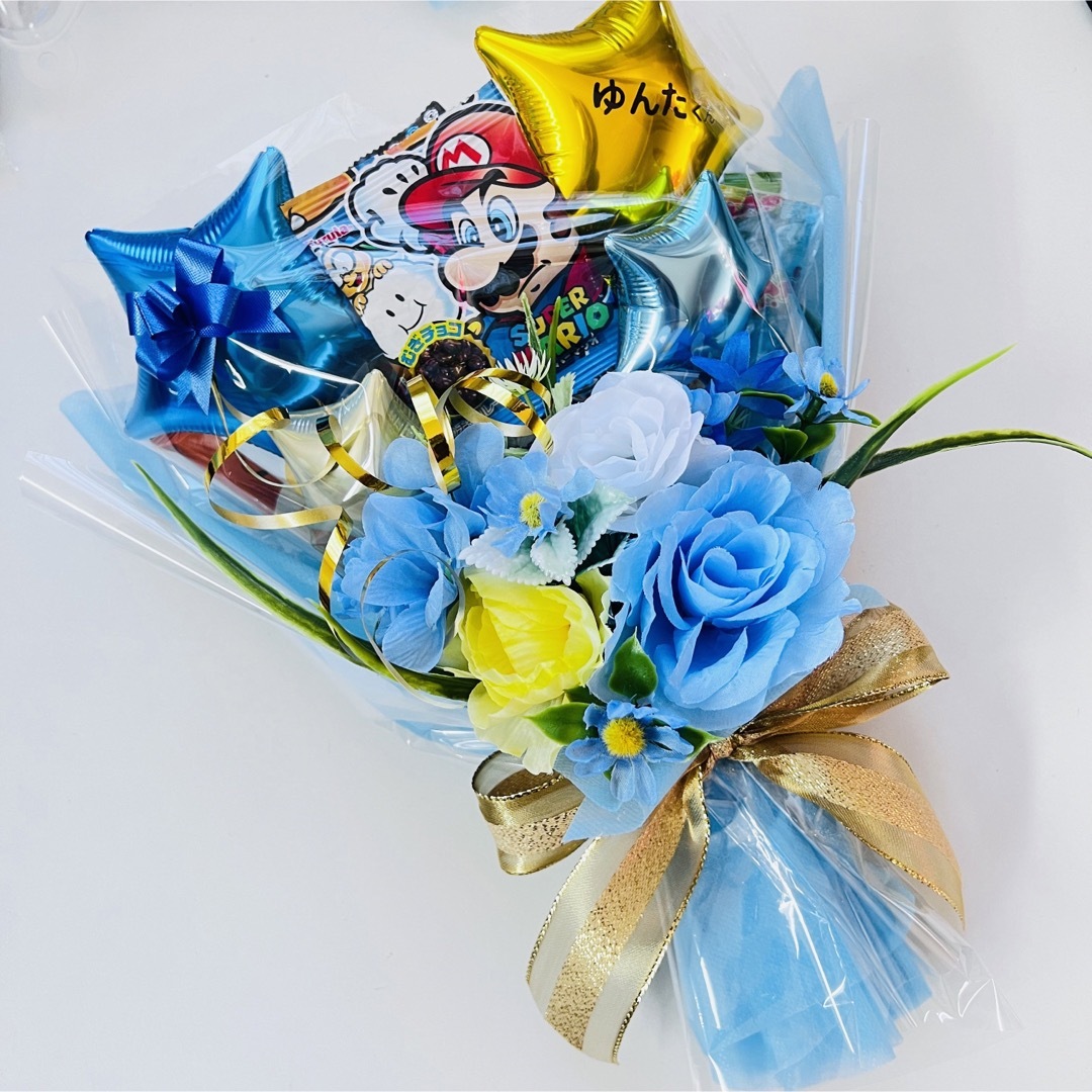 お菓子ブーケ バルーンブーケ マリオ ポケモン 誕生日 発表会 お菓子ブーケ バルーンブーケ マリオ ポケモン 誕生日 発表会