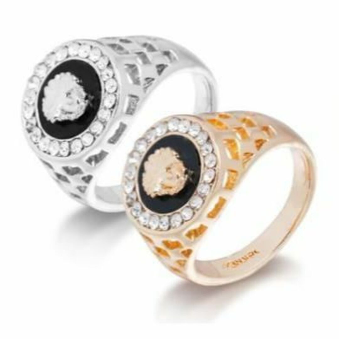 【SALE】リング メンズ ライオンヘッド シルバー 銀色 合金 指輪 20号 メンズのアクセサリー(リング(指輪))の商品写真