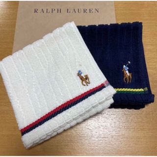 ラルフローレン(Ralph Lauren)の新品　ラルフローレン　ハンドタオル　2枚(ハンカチ)