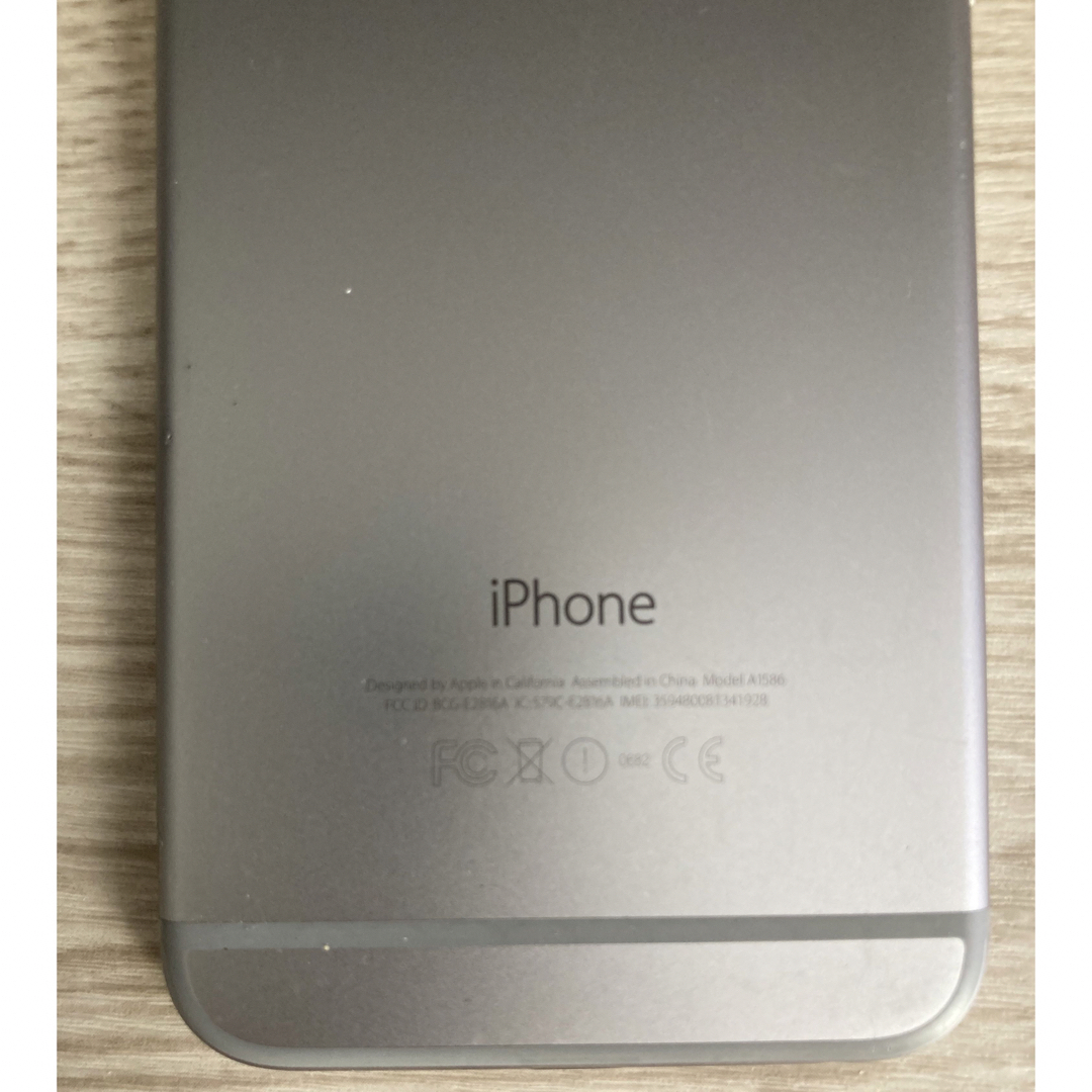 iPhone 6 Space Gray 16 GB SIMフリー容量16GB - スマートフォン本体