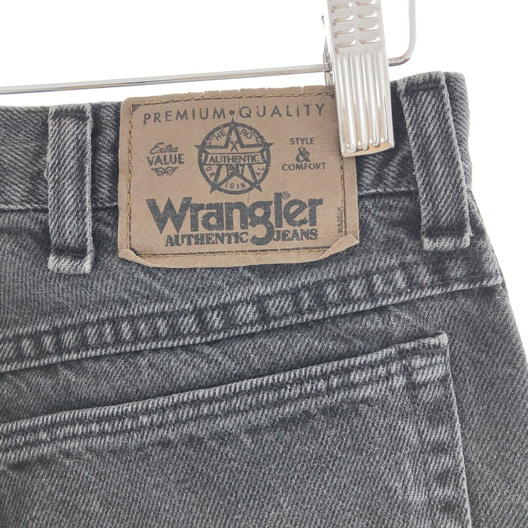 Wrangler(ラングラー)の古着 ラングラー Wrangler ブラックデニムパンツ メンズw33 /taa001238 メンズのパンツ(デニム/ジーンズ)の商品写真
