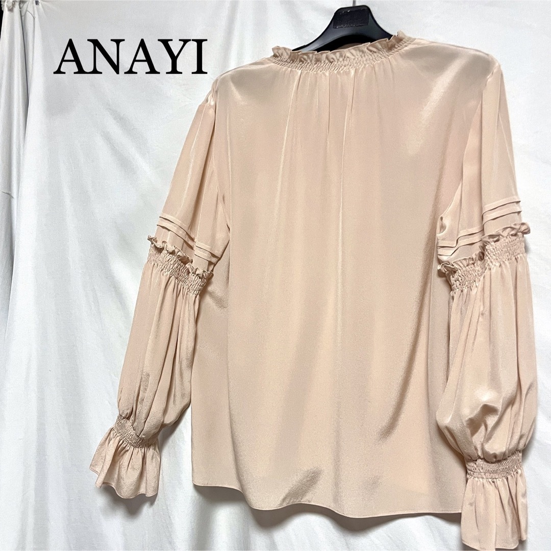 ANAYI - ☆美品・ほぼ未使用☆ アナイ ANAYI シルク100% ブラウスの ...